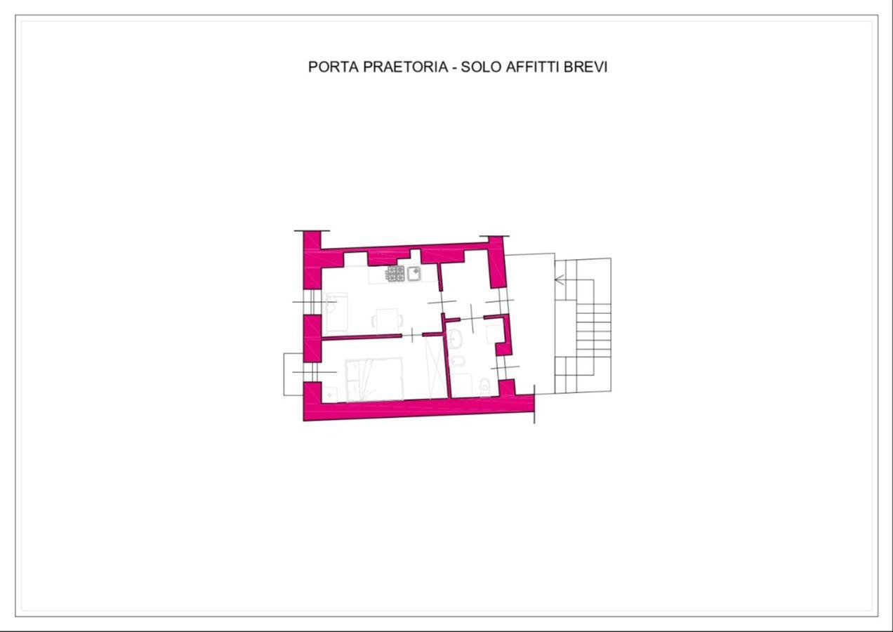 Appartamento Porta Praetoria - Affitti Brevi Italia Aosta Exterior foto
